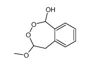 1-Hydroxy-4-methoxy-4,5-dihydro-1H-2,3-benzodioxepin结构式