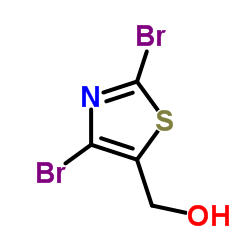 2,4-Dibromothiazole-5-methanol structure