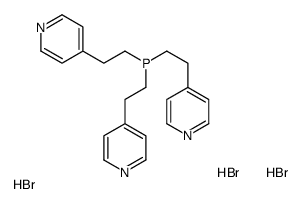 tris(2-pyridin-4-ylethyl)phosphane,trihydrobromide Structure