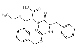 Alanine,N-(N-carboxy-3-phenyl-D-alanyl)-3-(ethylthio)-, N-benzyl ester, L- (8CI) structure