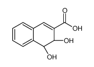 2-Naphthalenecarboxylic acid, 3,4-dihydro-3,4-dihydroxy-, cis- (9CI) Structure