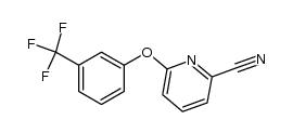 2-cyano-6-[3-(trifluoromethyl)phenoxy] pyridine结构式