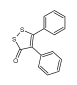 4,5-diphenyl-3H-1,2-dithiol-3-one结构式