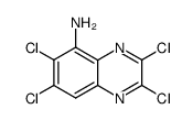 5-amino-2,3,6,7-tetrachloroquinoxaline Structure