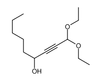 1,1-diethoxynon-2-yn-4-ol Structure