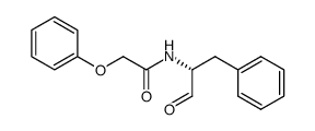 N-((R)-1-Formyl-2-phenyl-ethyl)-2-phenoxy-acetamide结构式