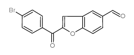 2-(4-bromobenzoyl)-1-benzofuran-5-carbaldehyde structure