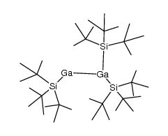 tris(tri-tert-butylsilyl)digallanyl结构式