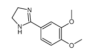 2-(3,4-dimethoxyphenyl)-4,5-dihydro-1H-imidazole结构式