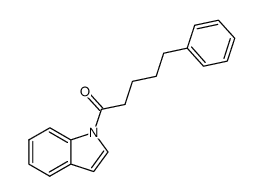 1-(1H-indol-1-yl)-5-phenylpentan-1-one Structure