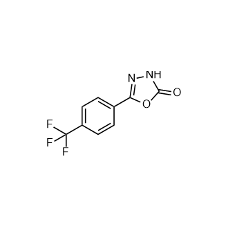 5-(4-(Trifluoromethyl)phenyl)-1,3,4-oxadiazol-2(3h)-one Structure
