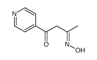 1-(4-Pyridyl)-3-(hydroxyimino)butan-1-one结构式