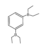 1,3-bis(diethylboryl)benzene Structure