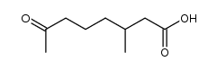 3-methyl-7-oxo-octanoic acid结构式