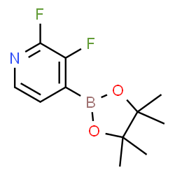 2,3-Difluoro-4-(4,4,5,5-tetramethyl-1,3,2-dioxaborolan-2-yl)pyridine Structure