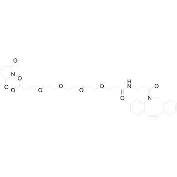 DBCO-NHCO-PEG4-NHS ester结构式