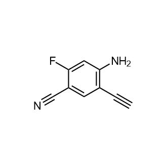 4-Amino-5-ethynyl-2-fluorobenzonitrile picture