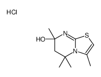 3,5,5,7-tetramethyl-6H-[1,3]thiazolo[3,2-a]pyrimidin-7-ol,hydrochloride Structure
