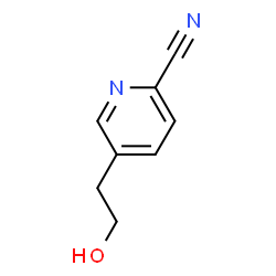 2-Pyridinecarbonitrile,5-(2-hydroxyethyl)-(9CI) picture