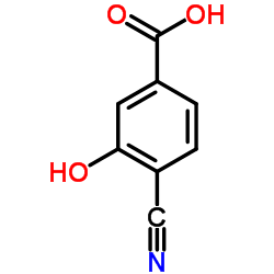 4-Cyano-3-hydroxybenzoic acid结构式