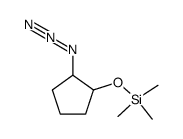 1-azido-2-(trimethylsilyloxy)cyclopentane Structure