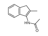 Acetamide,N-(2-methyl-1H-inden-3-yl)- structure