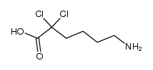 6-amino-2,2-dichloro-hexanoic acid结构式