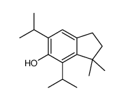 4,6-bis(isopropyl)-3,3-dimethylindan-5-ol structure