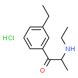 3-Ethylethcathinone (hydrochloride)结构式