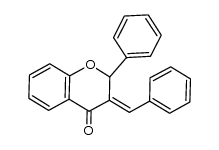 (E)-3-benzylideneflavanone Structure