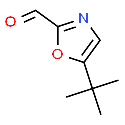 2-Oxazolecarboxaldehyde, 5-(1,1-dimethylethyl)- (9CI) structure