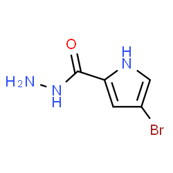 4-Bromo-1H-pyrrole-2-carbohydrazide Structure