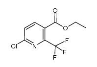 ethyl 2-chloro-6-(trifluoromethyl)pyridin-5-carboxylate Structure