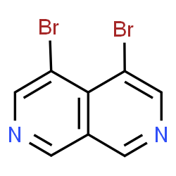 4,5-Dibromo-2,7-naphthyridine结构式