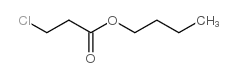 butyl 3-chloropropanoate Structure