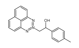 2-(2-hydroxy-2-(p-tolyl)ethyl)naphtho[1,8-de][1,2,3]triazin-2-ium-1-ide结构式