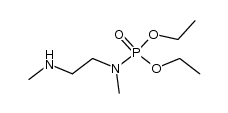 methyl-(2-methylamino-ethyl)-phosphoramidic acid diethyl ester结构式