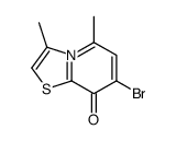 7-Bromo-3,5-dimethylthiazolo[3,2-a]pyridinium-8-olate结构式