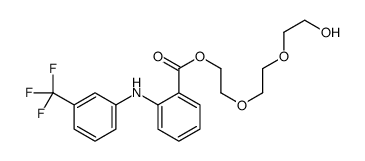 2-[2-(2-hydroxyethoxy)ethoxy]ethyl 2-[[3-(trifluoromethyl)phenyl]amino]benzoate Structure