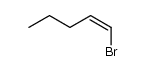 (Z)-1-Bromo-1-pentene结构式