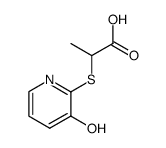 Propionic acid, 2-[(3-hydroxy-2-pyridyl)thio]- (8CI) picture