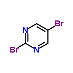 2,5-Dibromopyrimidine Structure