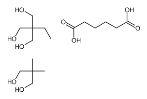 2,2-dimethylpropane-1,3-diol,2-ethyl-2-(hydroxymethyl)propane-1,3-diol,hexanedioic acid Structure