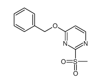 2-methylsulfonyl-4-phenylmethoxypyrimidine结构式