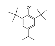 2,6-Di-tert-butyl-4-isopropyl-phenoxyl Structure