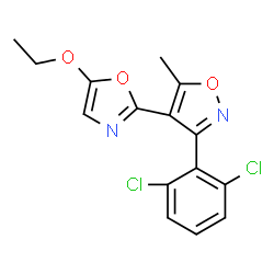 2-[3-(2,6-DICHLOROPHENYL)-5-METHYL-4-ISOXAZOLYL]-1,3-OXAZOL-5-YL ETHYL ETHER picture
