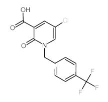 5-Chloro-2-oxo-1-[4-(trifluoromethyl)benzyl]-1,2-dihydro-3-pyridinecarboxylic acid picture