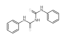 Thioimidodicarbonicdiamide ([(H2N)C(S)]2NH), N,N'-diphenyl-结构式