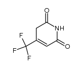 4-(trifluoromethyl)pyridine-2,6(1H,3H)-dione结构式