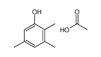 acetic acid,2,3,5-trimethylphenol结构式